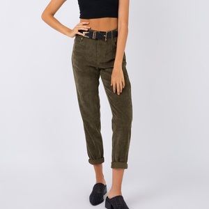 Green Corduroy Pants